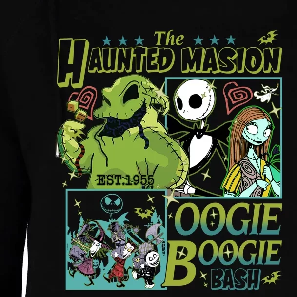 Haunted Mansion Oogie Boogie Bash Halloween Nightmare Characters Womens Funnel Neck Pullover Hood