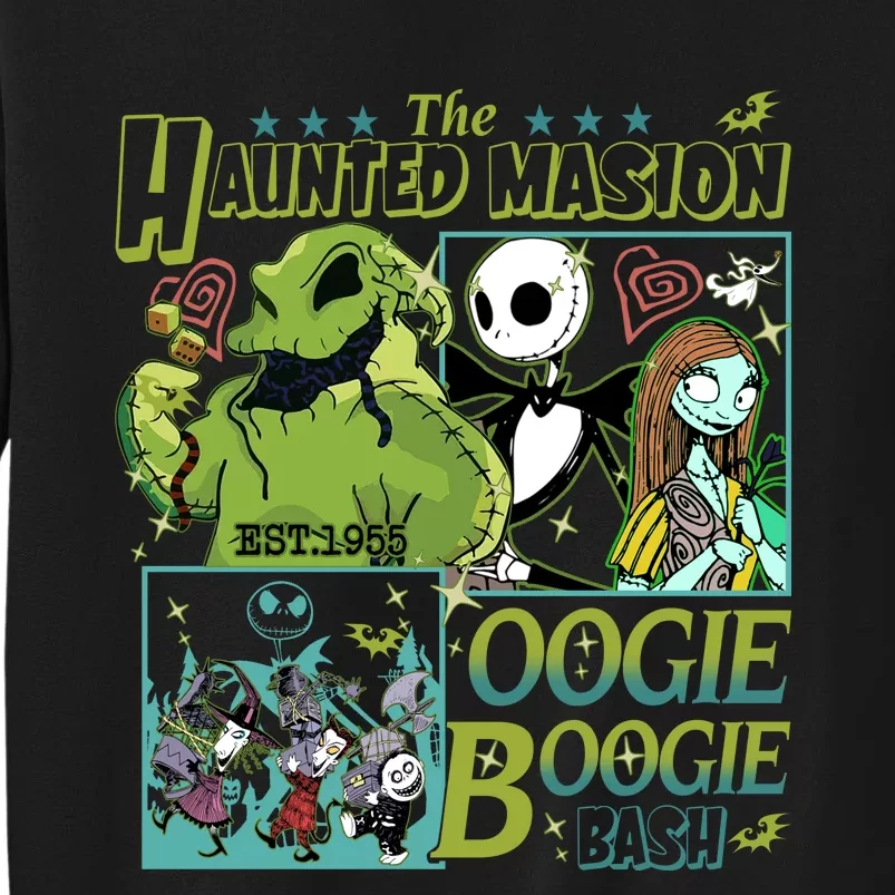 Haunted Mansion Oogie Boogie Bash Halloween Nightmare Characters Tall Sweatshirt