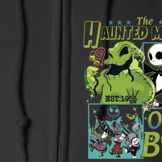 Haunted Mansion Oogie Boogie Bash Halloween Nightmare Characters Full Zip Hoodie