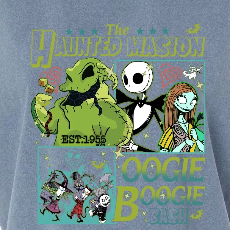 Haunted Mansion Oogie Boogie Bash Halloween Nightmare Characters Garment-Dyed Women's Muscle Tee