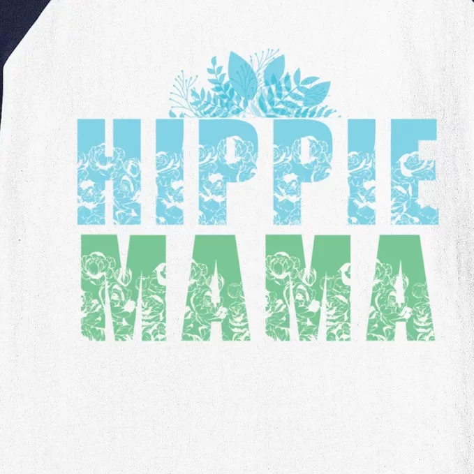 Hippie Mama Peace Lover Gift Baseball Sleeve Shirt