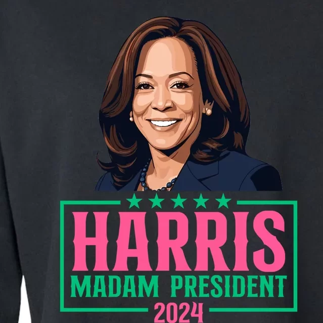 Harris Madam President Cropped Pullover Crew