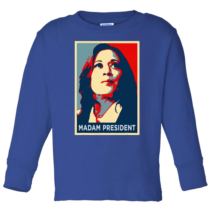 Heal Madam President Kamala Harris Obama Poster 47 Toddler Long Sleeve Shirt