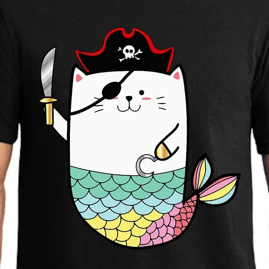 Halloween Mermaid Pirate Cat Pajama Set