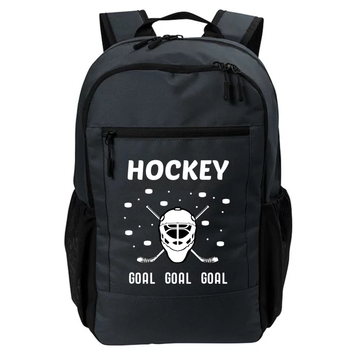 Hockey Mask Pucks Season Funny Gift Daily Commute Backpack