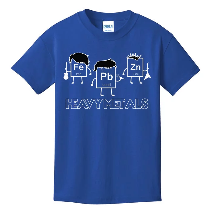 Heavy Metals Periodic Table Funny Science Kids T-Shirt