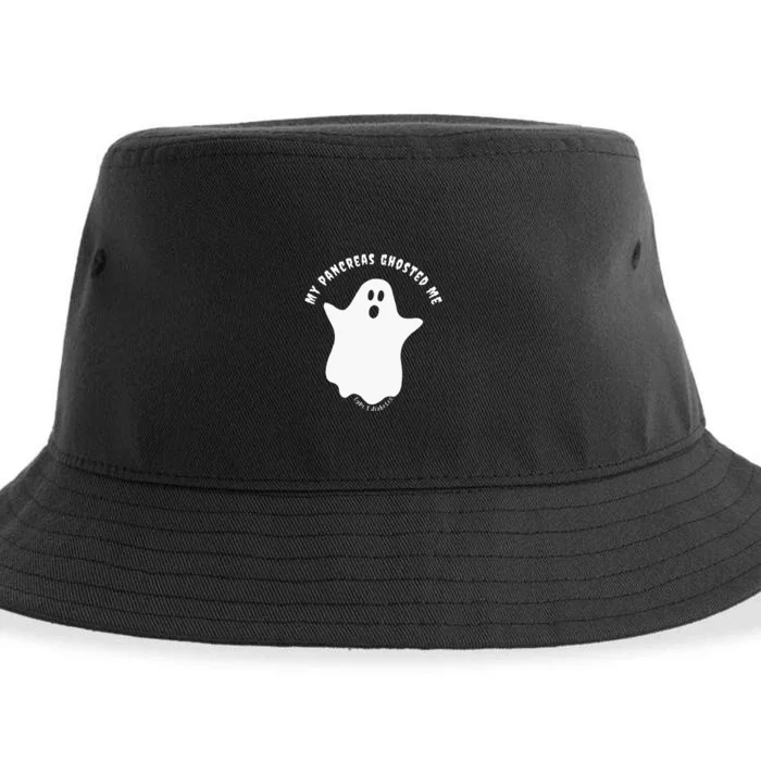 Halloween My Pancreas Ghosted Me Type 1 Diabetes Sustainable Bucket Hat