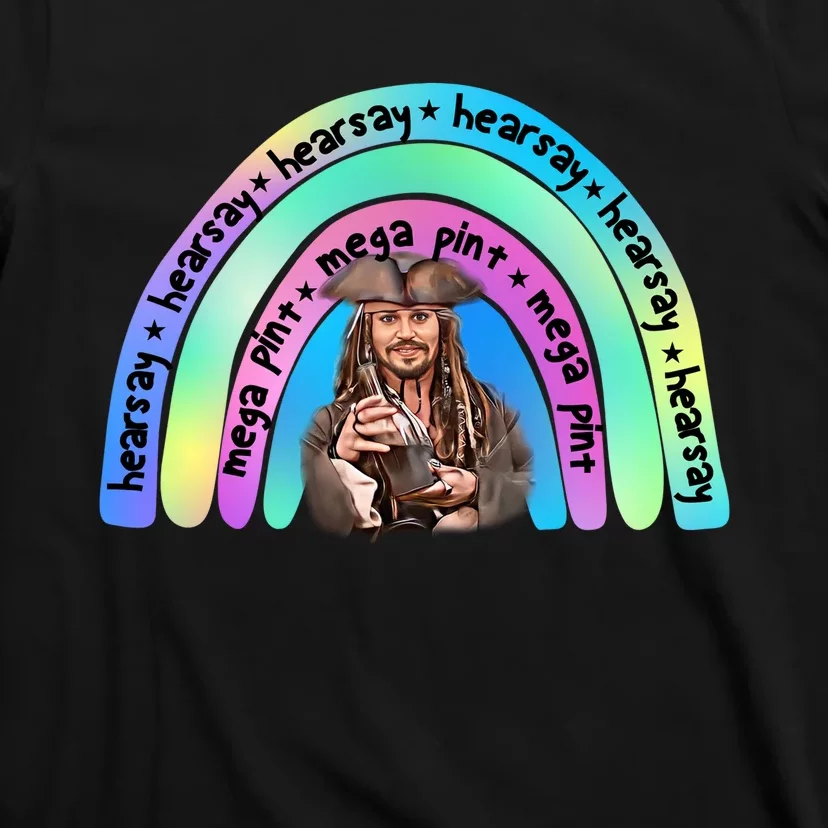 Hearsay Mega Pint Johnny Depp Rainbow T-Shirt