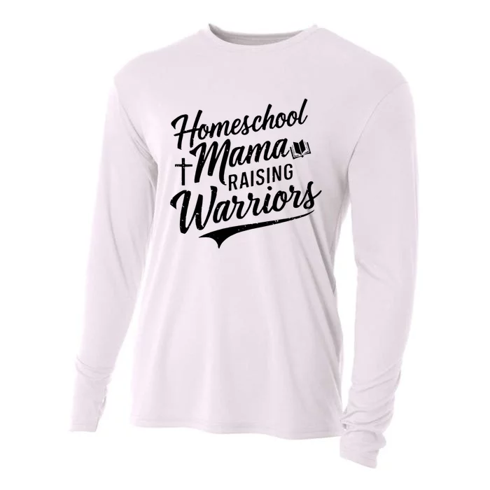 Homeschool Mama Raising Warriors Cooling Performance Long Sleeve Crew