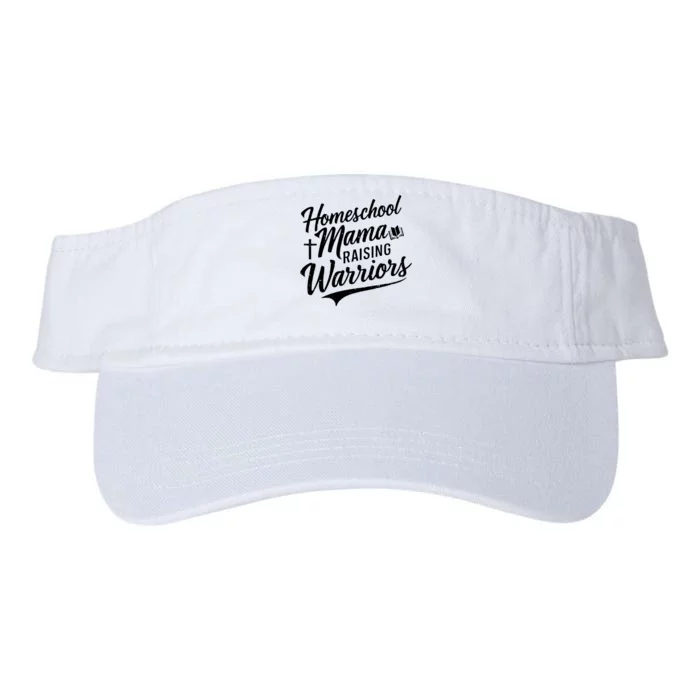 Homeschool Mama Raising Warriors Valucap Bio-Washed Visor