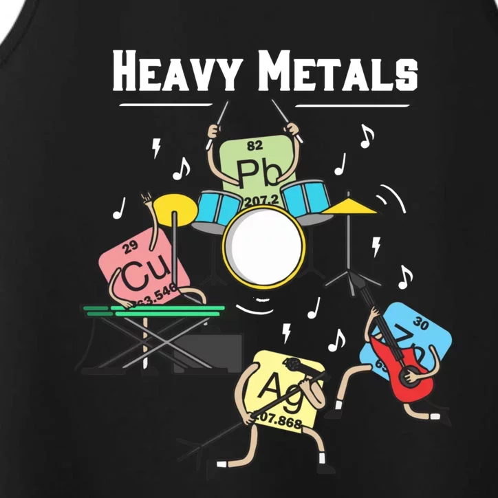 Heavy Metals Rock Chemistry Physics Periodic Table Of Elements Performance Tank