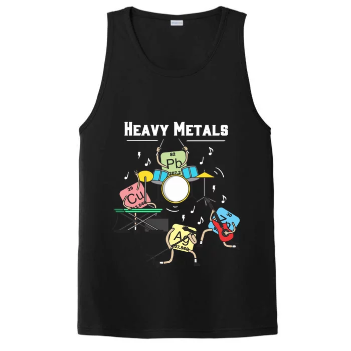 Heavy Metals Rock Chemistry Physics Periodic Table Of Elements Performance Tank