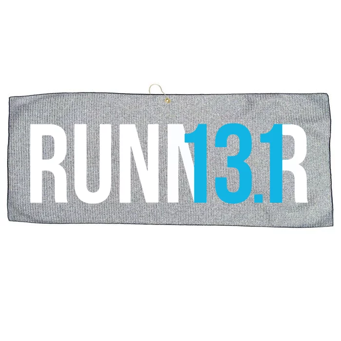 Half Marathon Runner Gift 131 Runner Large Microfiber Waffle Golf Towel