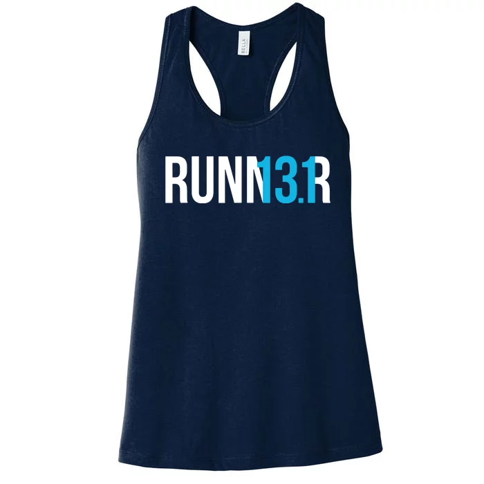 Half Marathon Runner Gift 131 Runner Women's Racerback Tank