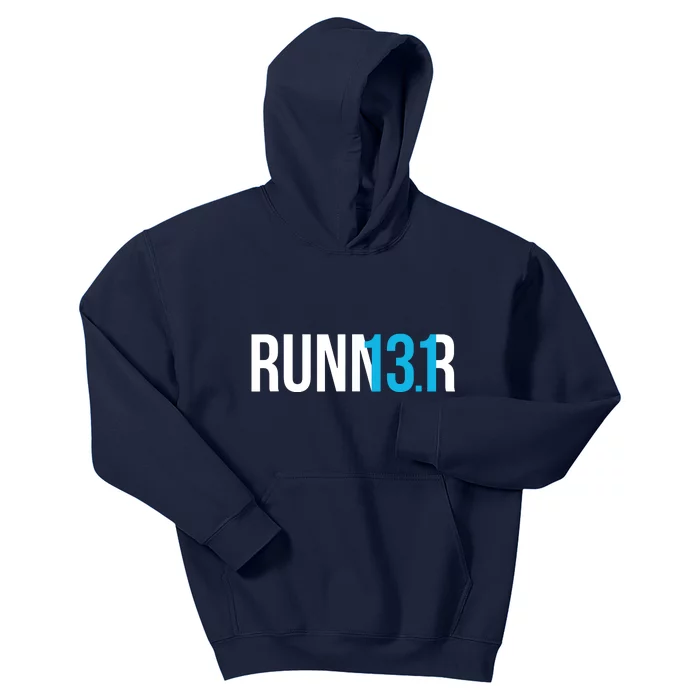 Half Marathon Runner Gift 131 Runner Kids Hoodie