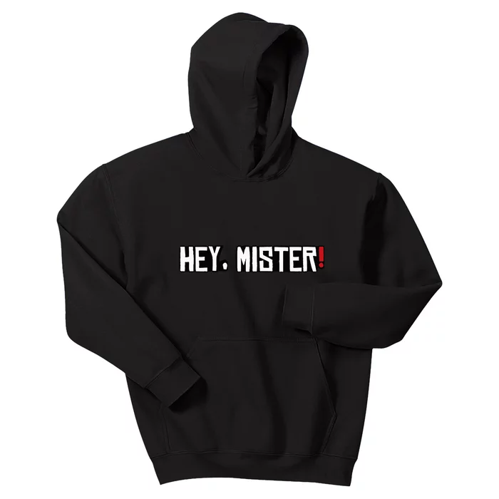 Hey Mister! RDR2 Arthur Morgan Funny Video Game Quote Kids Hoodie