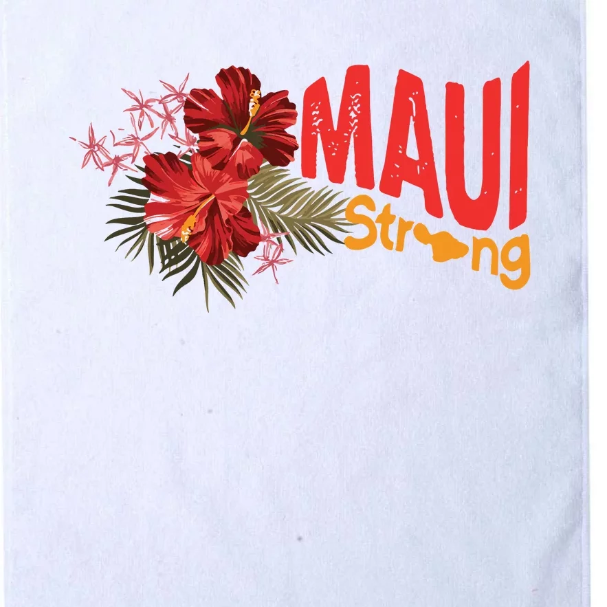 Hibiscus Maui Strong Hawaii Strong Ikaika Maui Strong Platinum Collection Golf Towel