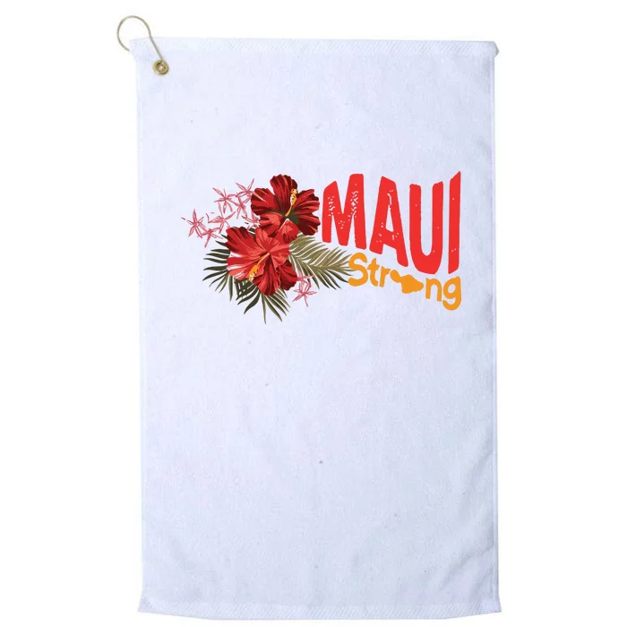 Hibiscus Maui Strong Hawaii Strong Ikaika Maui Strong Platinum Collection Golf Towel