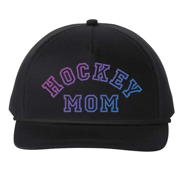 Hockey Mom S Ice Hockey Gift Snapback Five-Panel Rope Hat