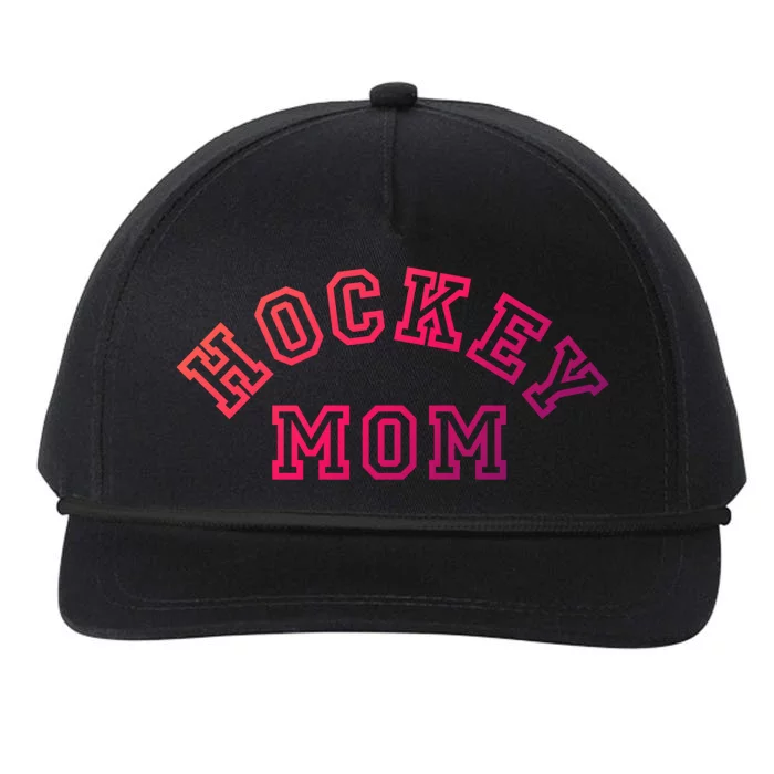 Hockey Mom S Ice Hockey Gift Snapback Five-Panel Rope Hat