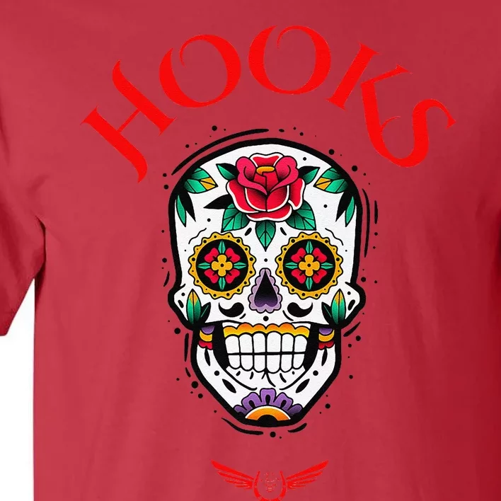 Hooks Mexican Skull Tall T-Shirt