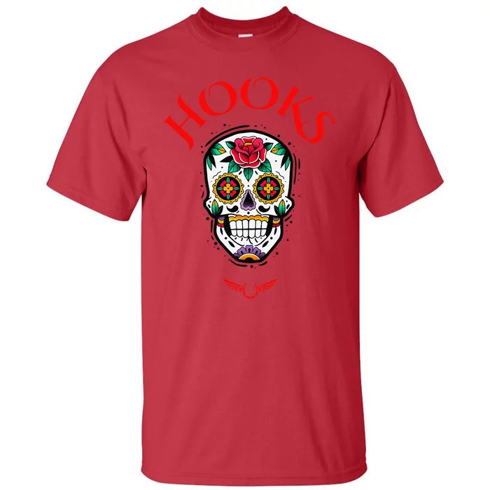 Hooks Mexican Skull Tall T-Shirt