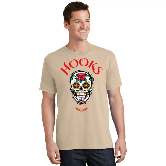 Hooks Mexican Skull T-Shirt