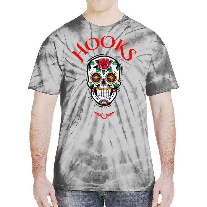 Hooks Mexican Skull Tie-Dye T-Shirt