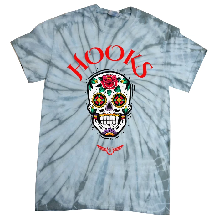 Hooks Mexican Skull Tie-Dye T-Shirt