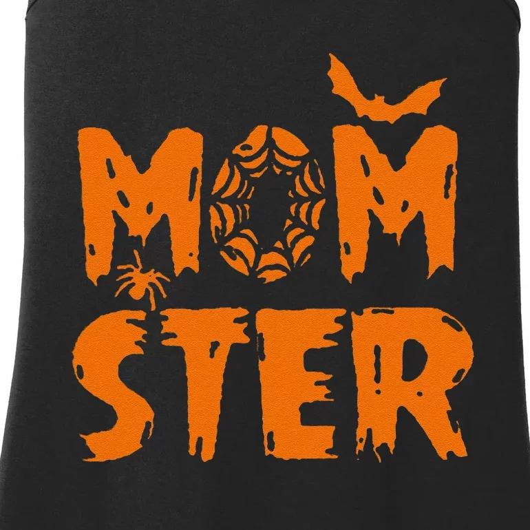 Halloween Momster Spider Bat Casual Mom Ster Ladies Essential Tank