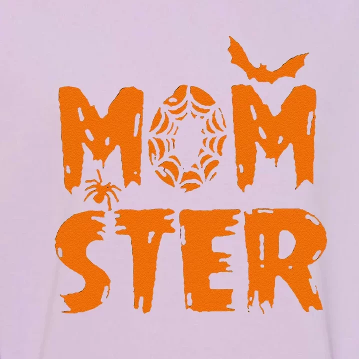 Halloween Momster Spider Bat Casual Mom Ster Garment-Dyed Sweatshirt