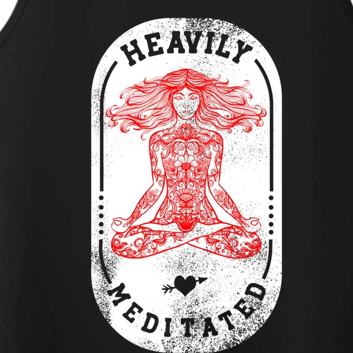 Heavily Meditated Spiritual Yoga Great Gift Performance Tank