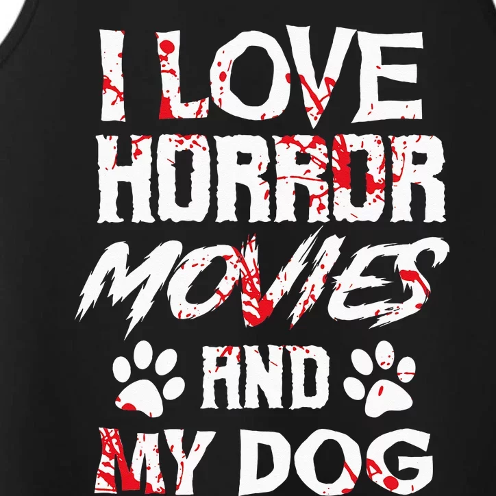 Horror Movies Scary Film Lovers Halloween Fans Thriller Performance Tank