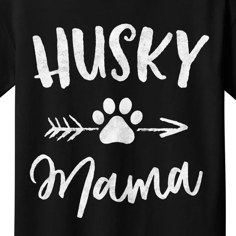 Husky Mama Siberian Husky Lover Owner Gifts Dog Mother's Day Kids T-Shirt