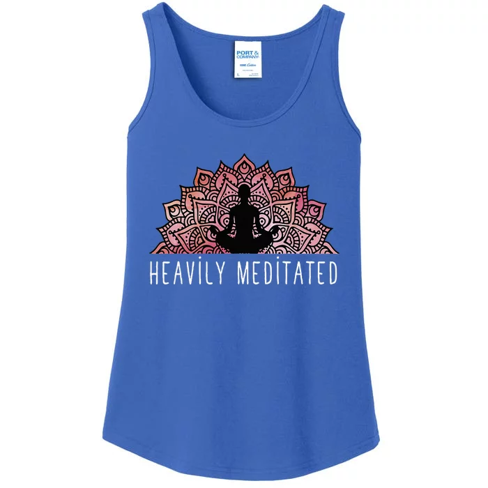 Heavily Meditated Spiritual Daily Meditation Zen Ladies Essential Tank