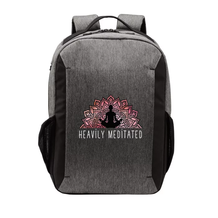 Heavily Meditated Spiritual Daily Meditation Zen Vector Backpack