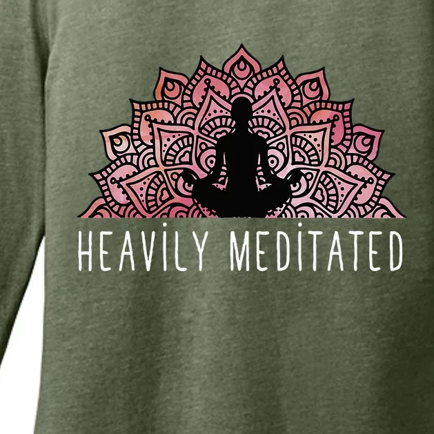 Heavily Meditated Spiritual Daily Meditation Zen Womens CVC Long Sleeve Shirt