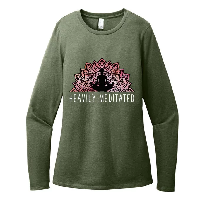 Heavily Meditated Spiritual Daily Meditation Zen Womens CVC Long Sleeve Shirt