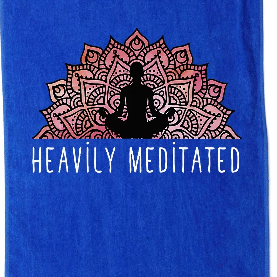 Heavily Meditated Spiritual Daily Meditation Zen Platinum Collection Golf Towel