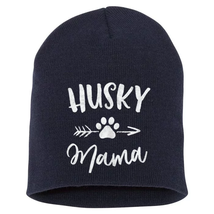 Husky Mama Siberian Husky Lover Owner Gifts Dog Mothers Day Short Acrylic Beanie