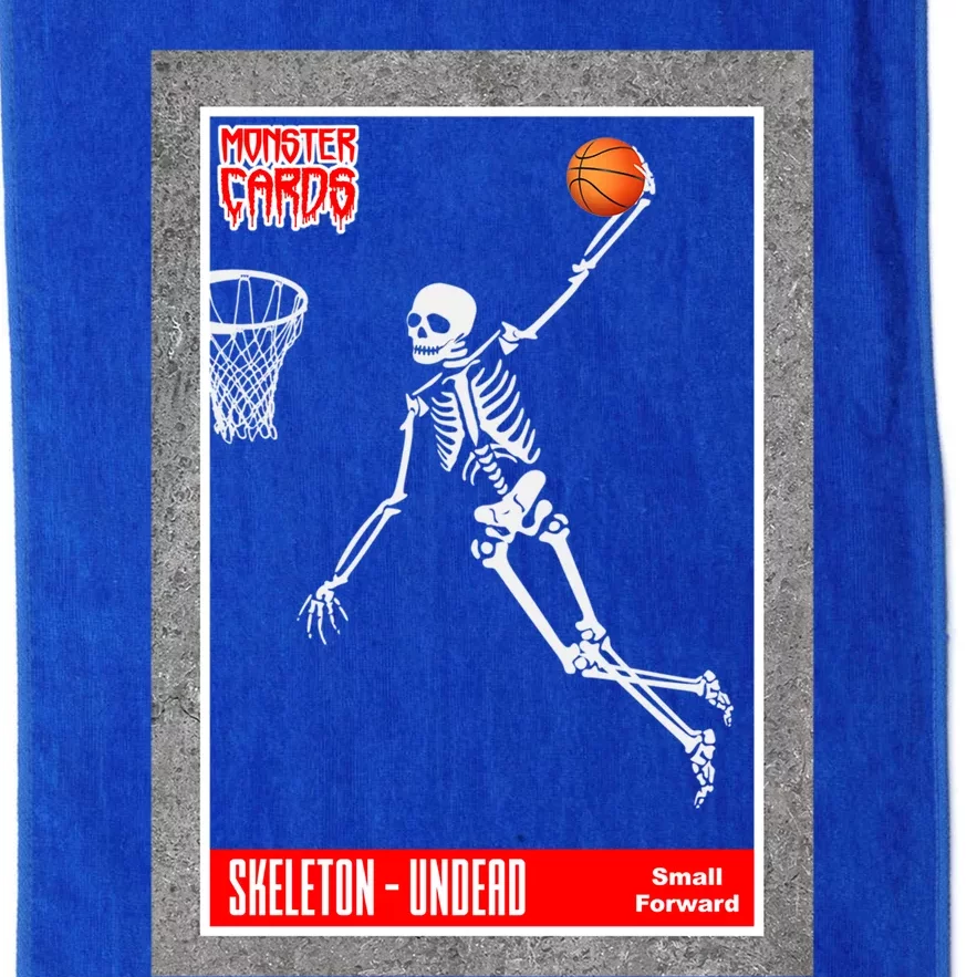 Halloween Monster Sports Card Dunking Basketball Skeleton Gift Platinum Collection Golf Towel