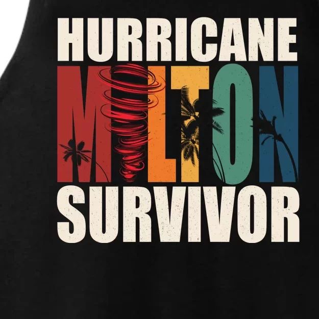 Hurricane Milton Survivor Florida Awareness Ladies Tri-Blend Wicking Tank