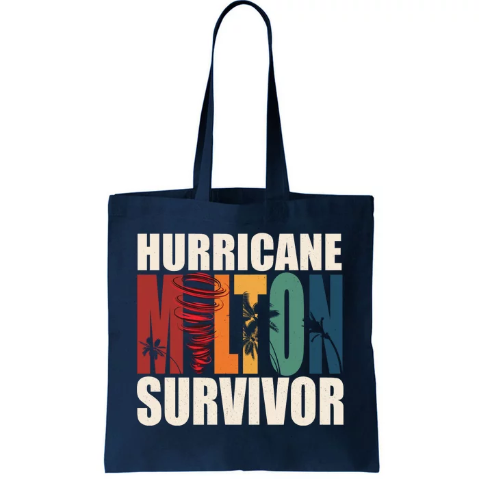 Hurricane Milton Survivor Florida Awareness Tote Bag