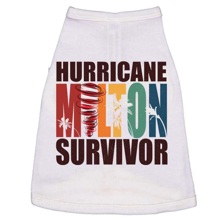 Hurricane Milton Survivor Florida Awareness Doggie Tank