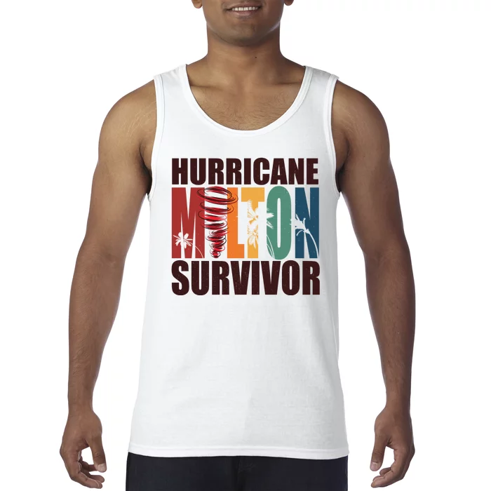 Hurricane Milton Survivor Florida Awareness Tank Top