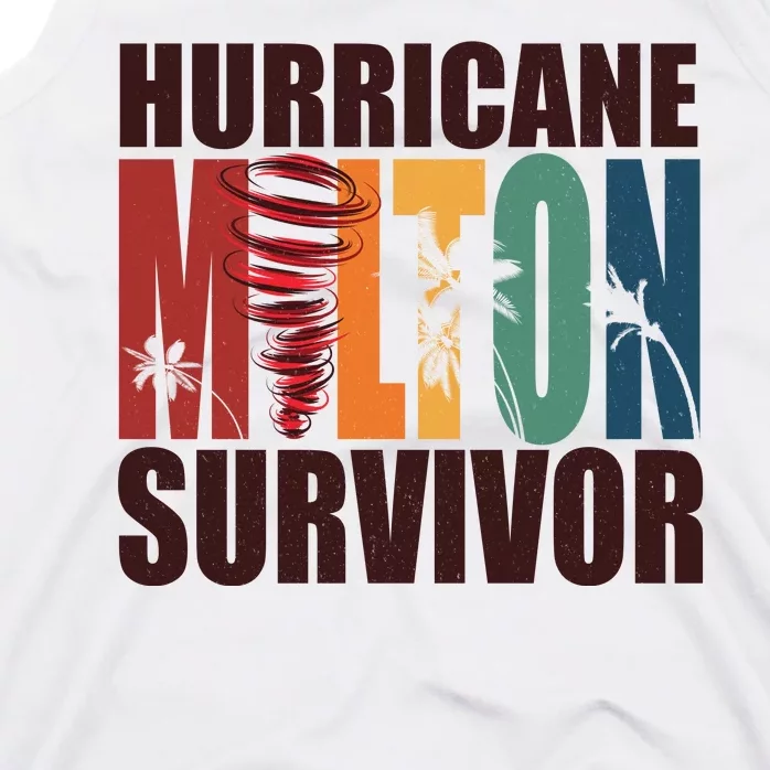 Hurricane Milton Survivor Florida Awareness Tank Top