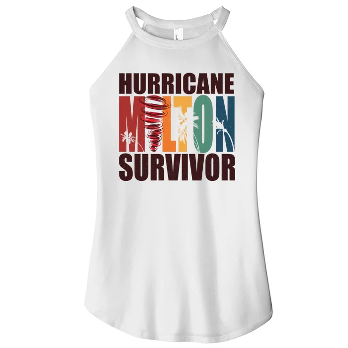 Hurricane Milton Survivor Florida Awareness Women’s Perfect Tri Rocker Tank