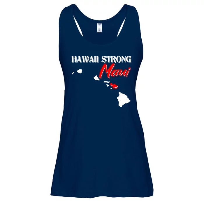 Hawaii Maui Strong Ladies Essential Flowy Tank