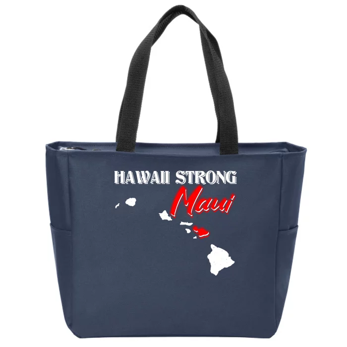 Hawaii Maui Strong Zip Tote Bag