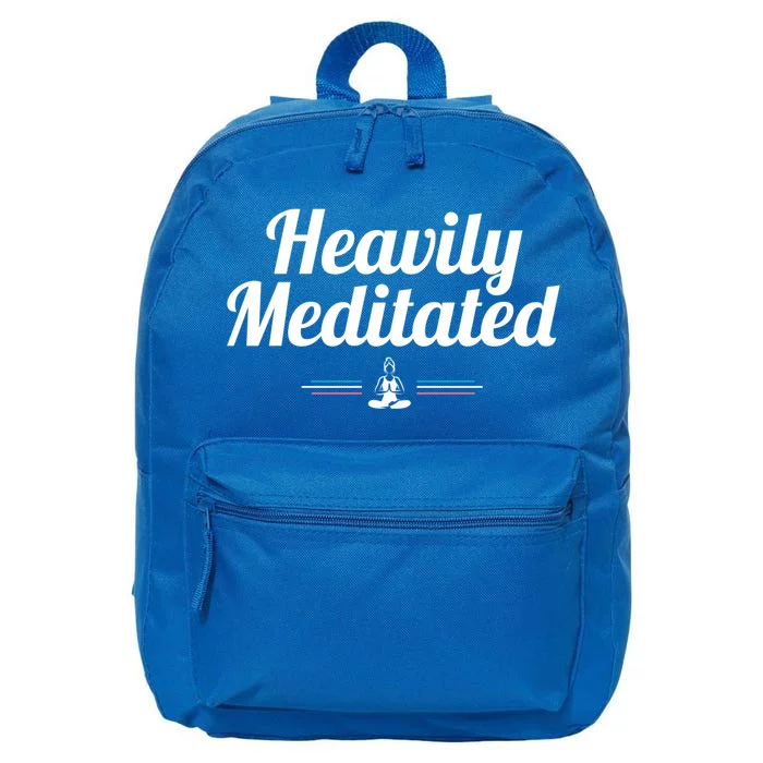 Heavily Meditated Spiritual Yoga Inspired Zen Guru Gift 16 in Basic Backpack